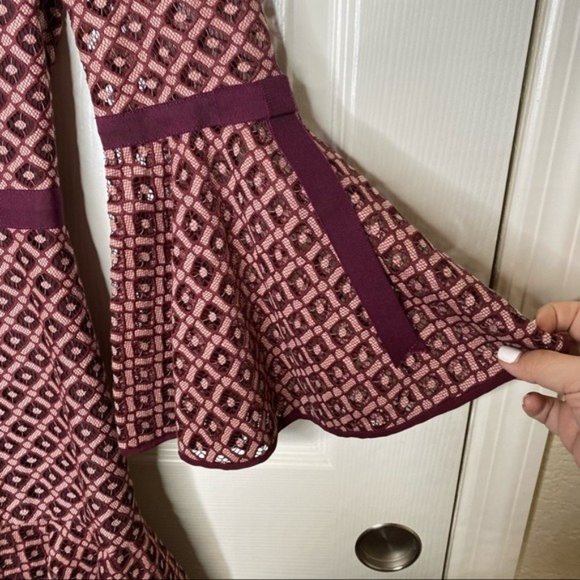 cinq a sept Cossette Lace Bell-Sleeve Dress - Picture 3 of 13